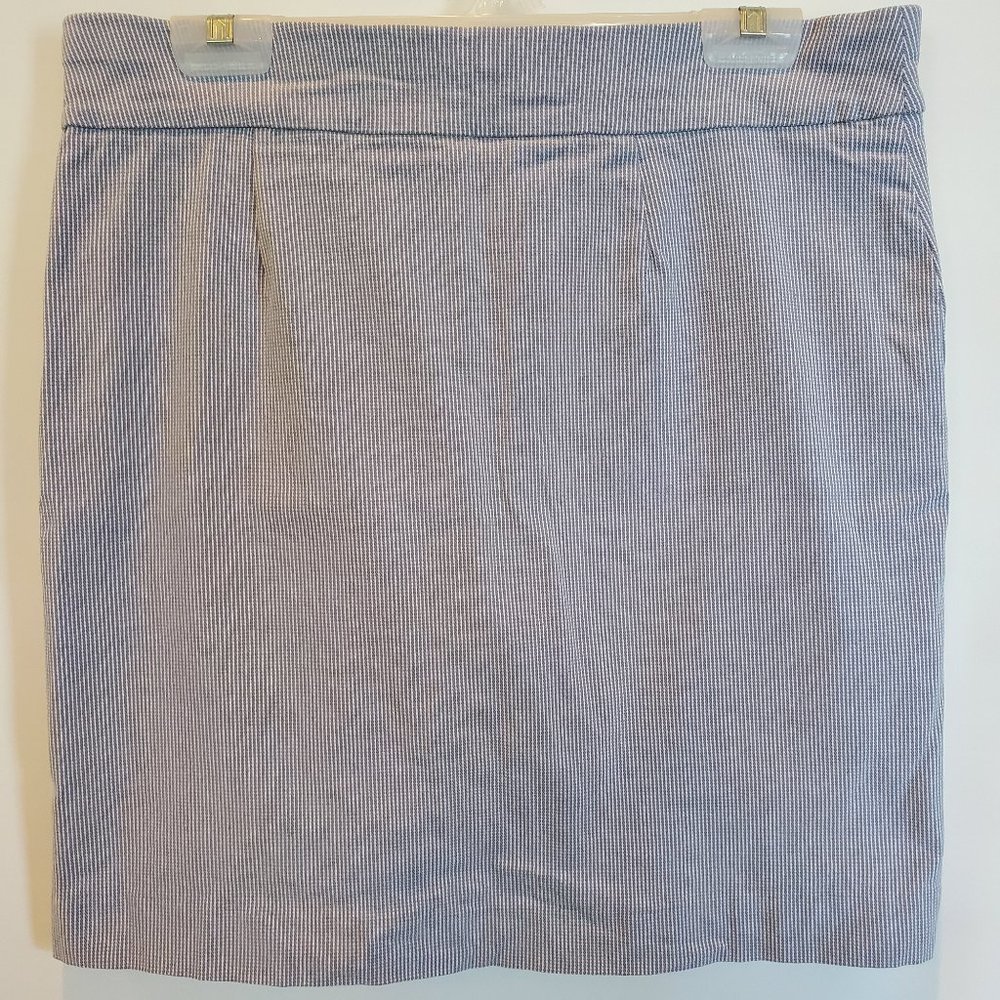 NWOT Prophecy Skort Blue White Stripe Size 12